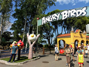 Angry birds land!